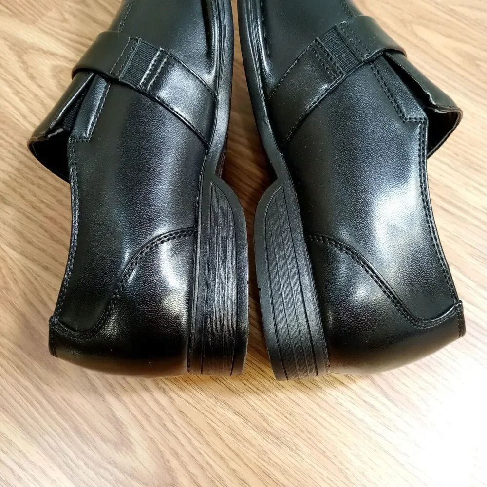 Bruno Marc Mens Sz 9‎ EU 42 Giorgio 3 Black Oxford Slip On Leather